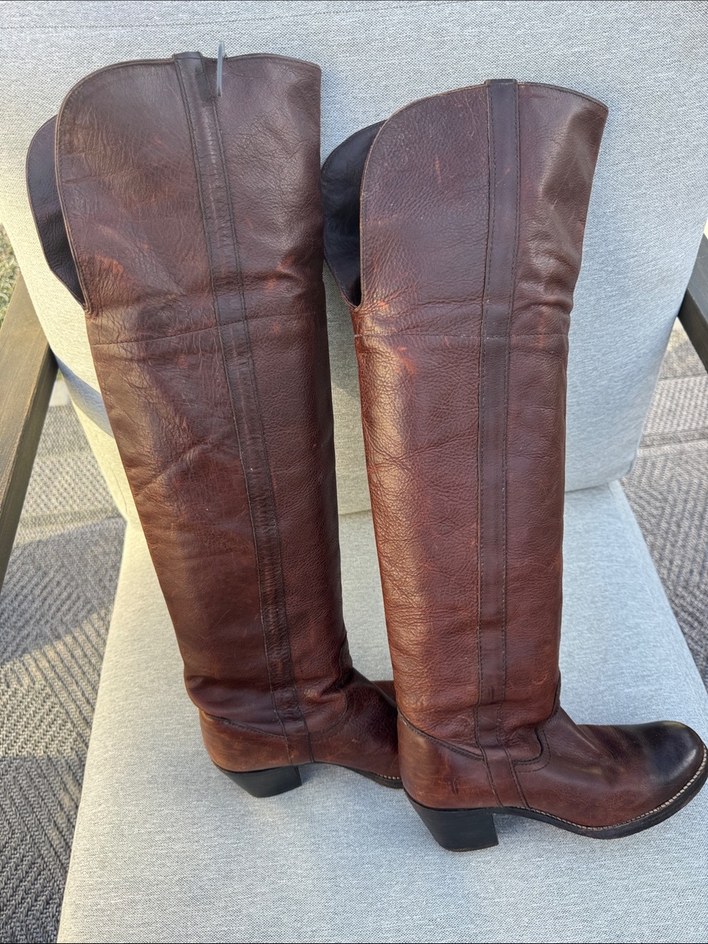 UGG Tall Brown Leather Riding Boots